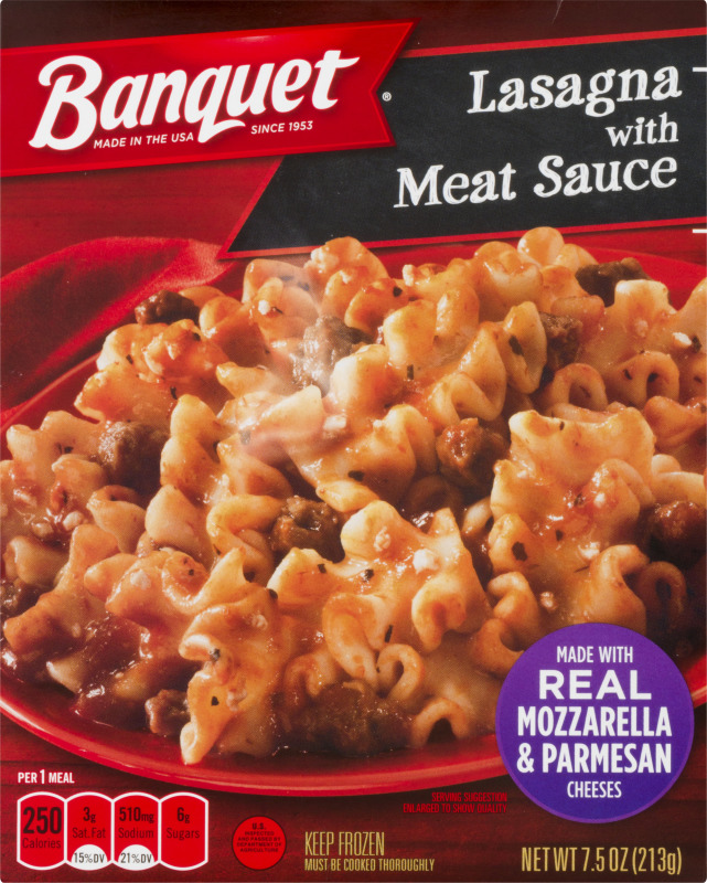 Banquet Lasagna With Meat Sauce Banquet(31000007492): customers