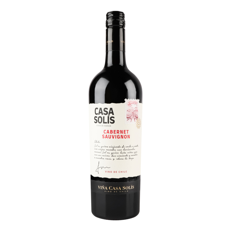 Вино 0.75л 12.5% красное сухое Cabernet Sauvignon Casa Solis бут