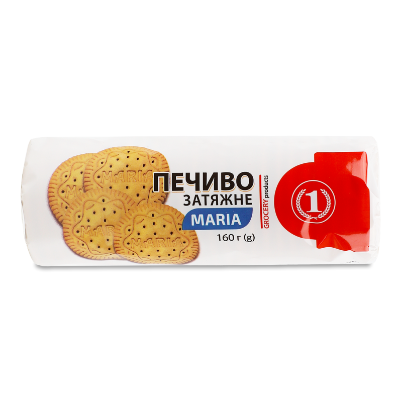 Печиво затяжне Марія 160г ТМ “1”