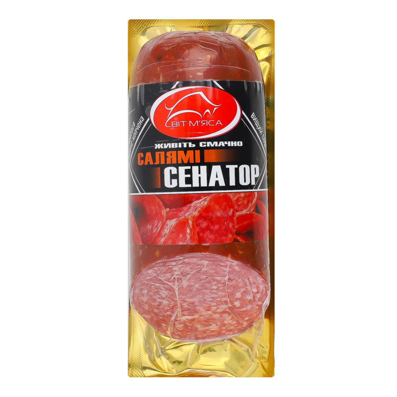 Ковбаса Салямі Сенатор Світ М'яса в/к в/с кг
