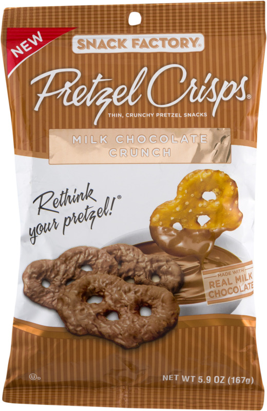 Snack Factory Pretzel Crisps Milk Chocolate Crunch Pretzel Crisps