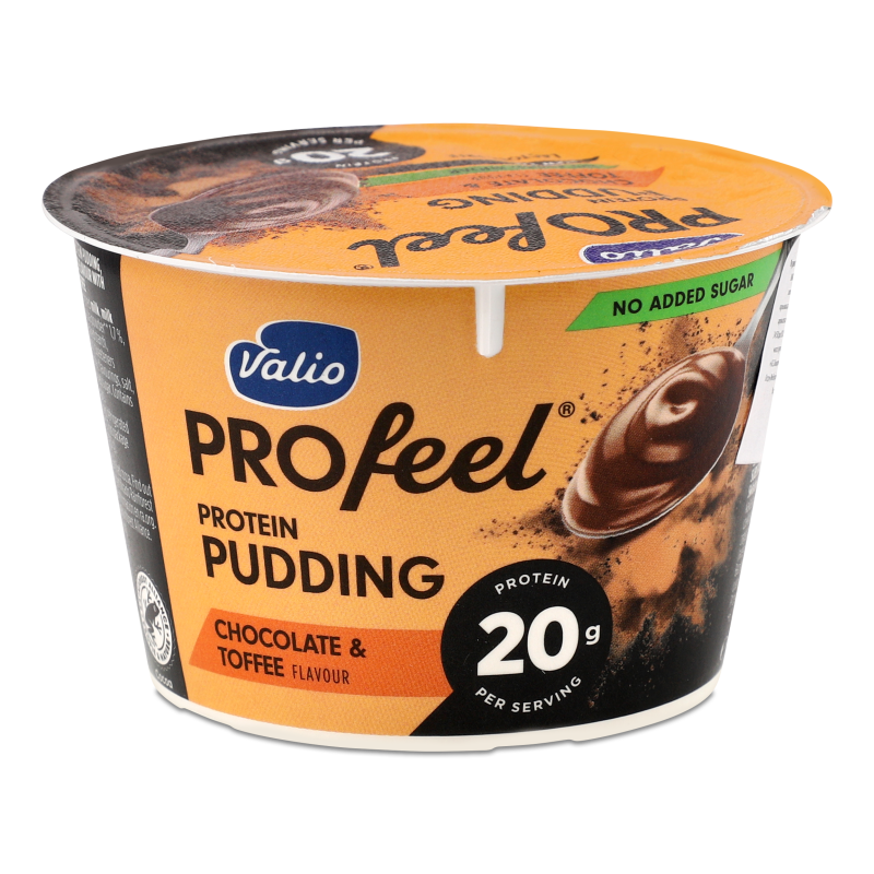 Пудинг протеїновий Іриска та шоколад безлактозний 180г стакан Valio PROfeel