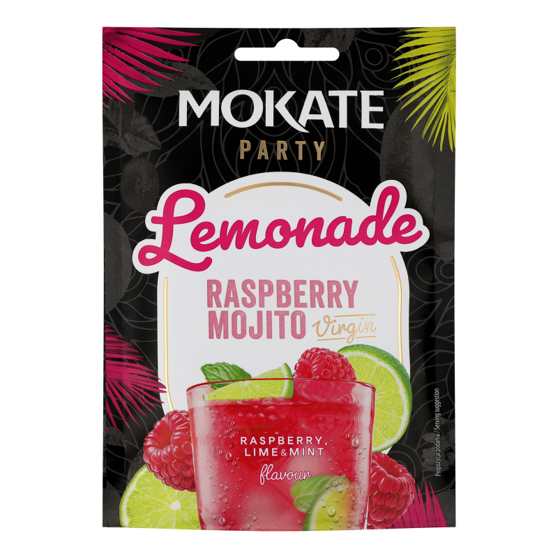 Напій розчинний зі смаком малинового мохіто Лимонад Party Mokate д/п
