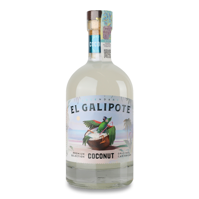 Лікер Кокосовий 17% 0,7л Ел Галіпоте