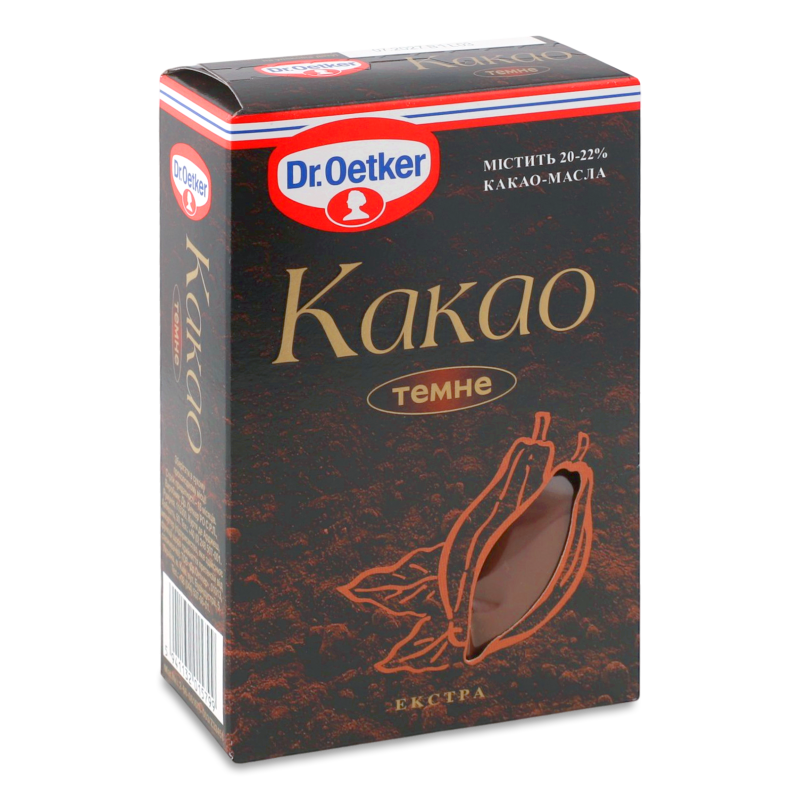 Какао темне 100г Dr.Oetker