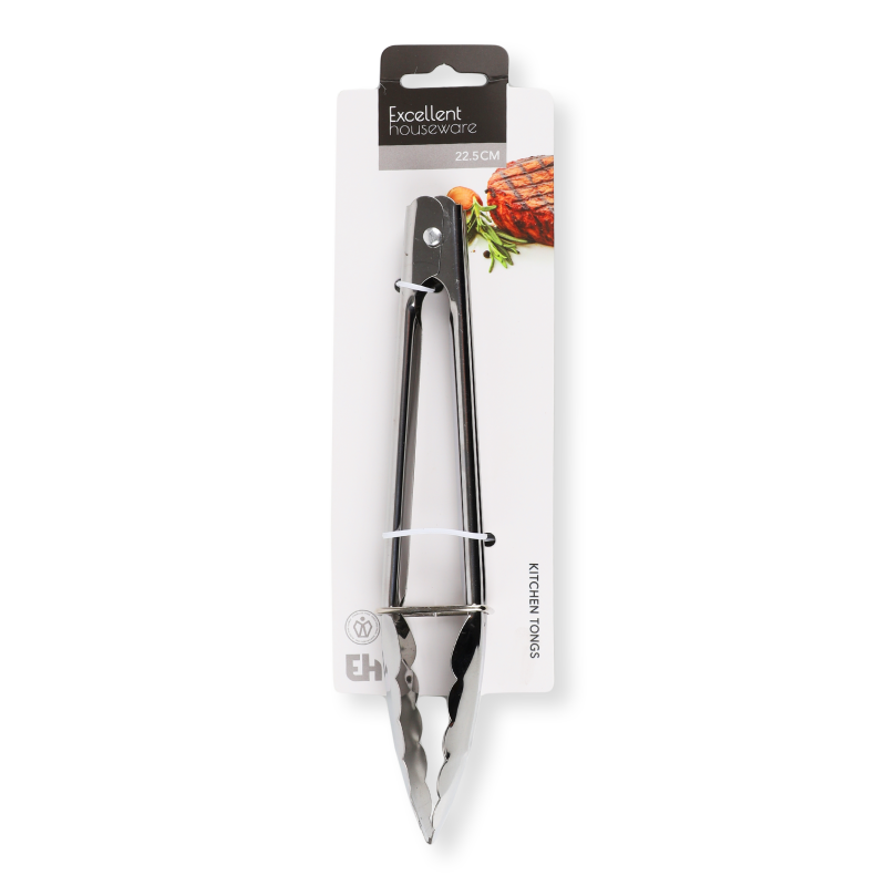 Щіпці кухонні нержавіюча сталь 22,5см CY5654340