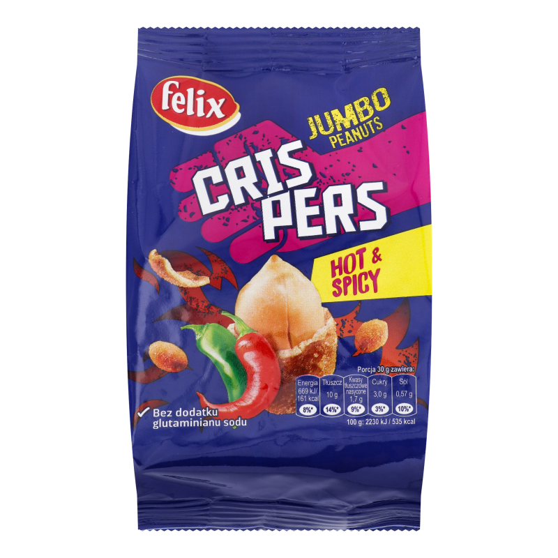 Арахіс у хрумкій оболонці Hot&Spicy Crispers Felix м/у