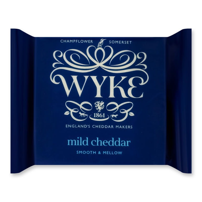 Сир Чеддер Мілд 48% 200г в/у Вайк Фармс