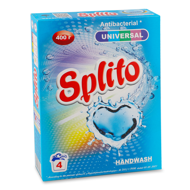 Порошок пральний Універсал ручне прання 400г Спліто