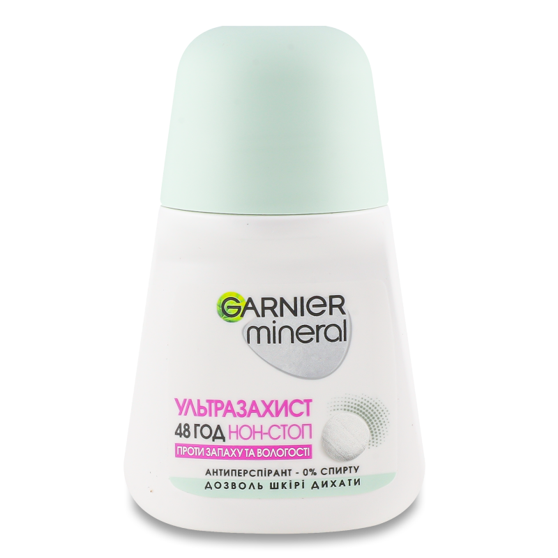 Дезодорант Мінерал Ультразахист в екстремальних умовах кульковий 50мл Garnier