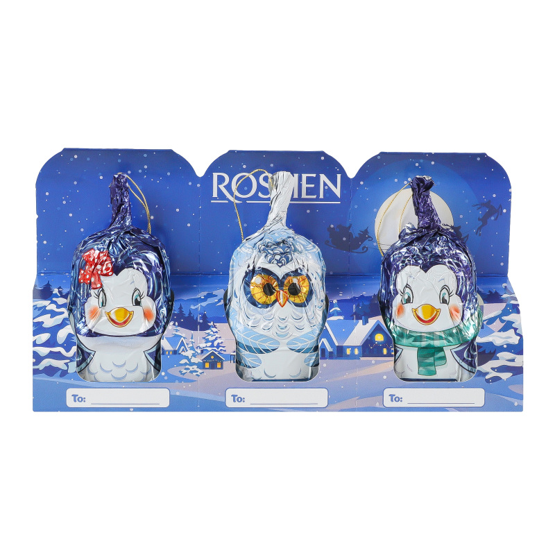 Фигуры из молочного шоколада Зимние друзья Roshen к/у 3х20г Roshen