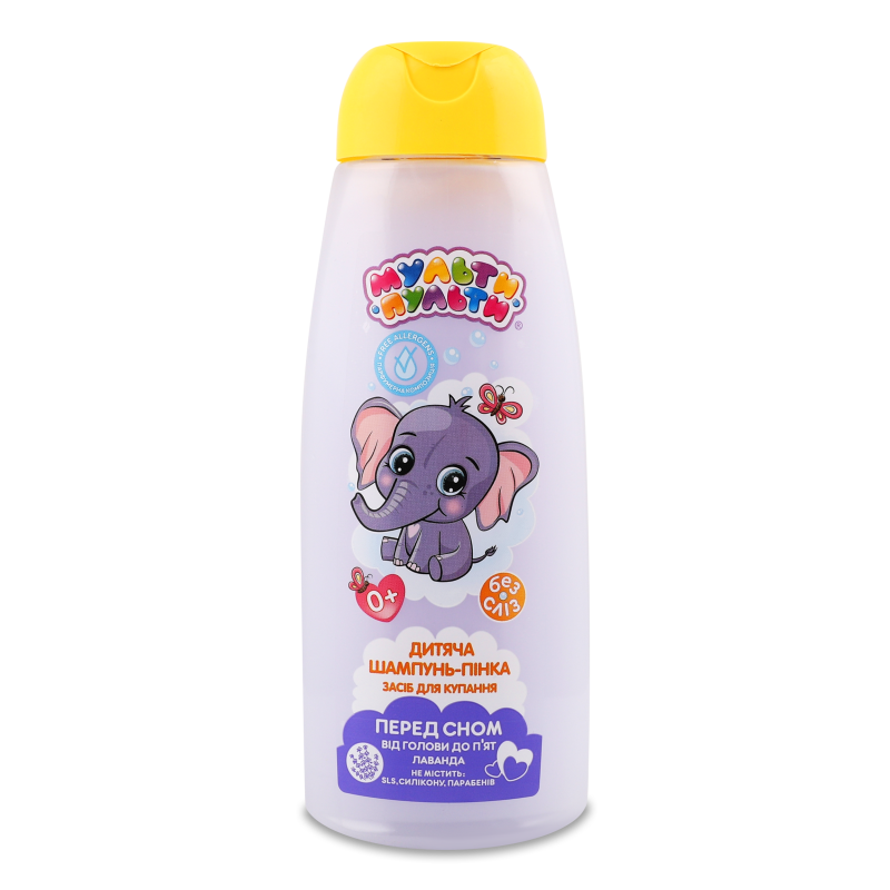 Засіб д/купання дитячий Лаванда 430г Мульті-пульті