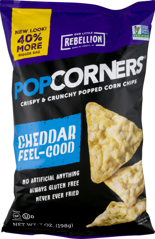 Popcorners Popped Corn Chips Ceddar FeelGood PopCorners(810607020697