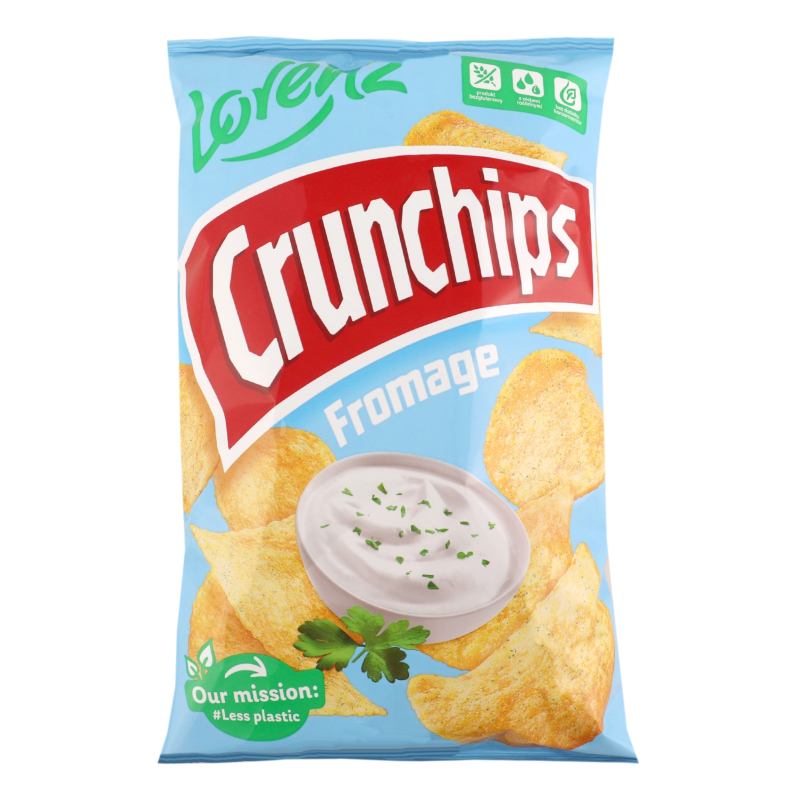 Чипсы картофельные со вкусом сыра Fromage Crunchips Lorenz м/у Чипсы картофельные со вкусом сыра Fromage Crunchips Lorenz м/у