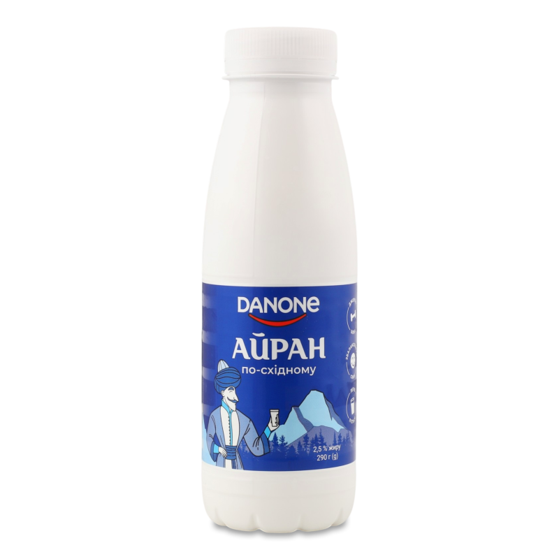 Напій кисломолочний Айран По-східному 2,5% 290г пет Danone