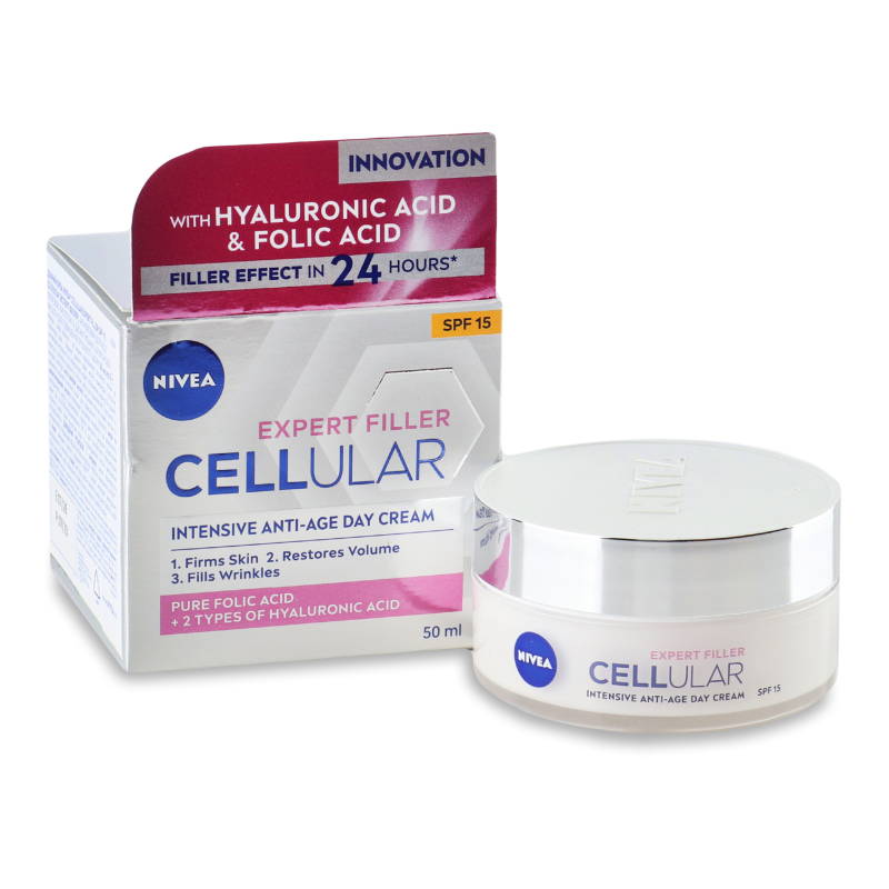 Крем д/обличчя Cellular Expert Filler SPF15 денний 50мл Nivea