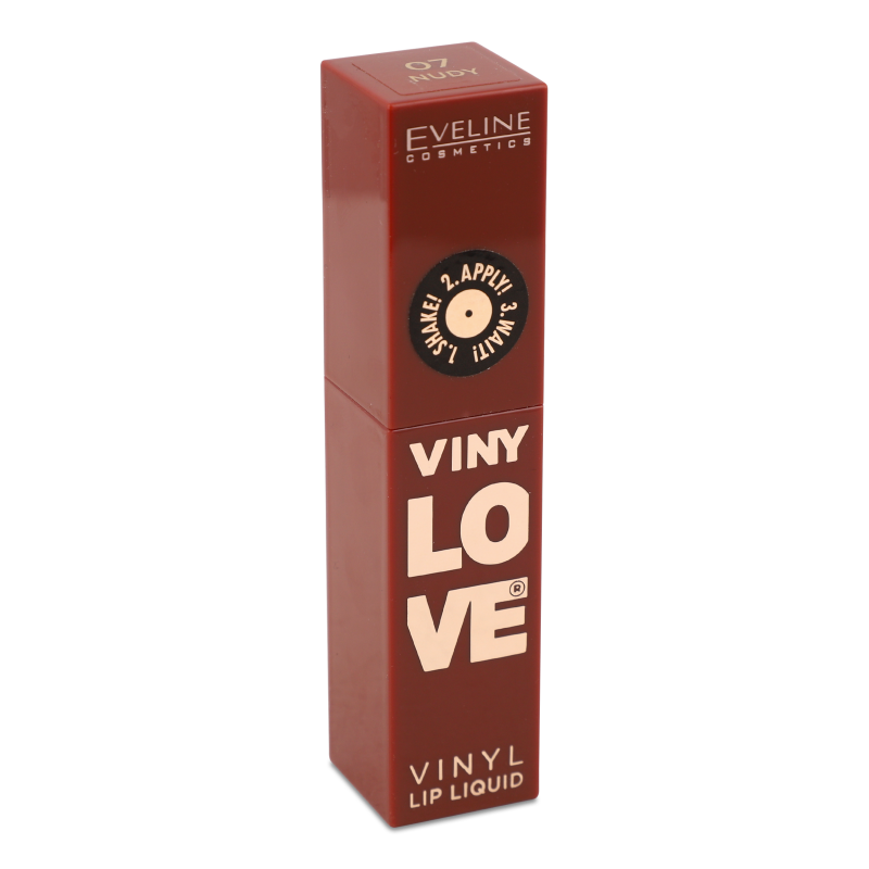 Помада д/губ рідка Vinylove з вініловим фінішем ультрастійка №07 4мл Eveline