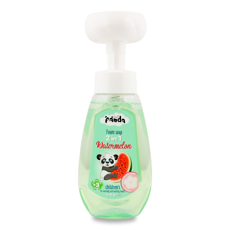 Мило-пінка дитяча 2в1 Watermelon 300г з дозатором Small Panda