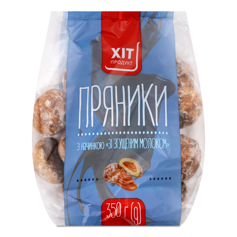 Пряники з згущеним молоком 350г Хіт Продукт