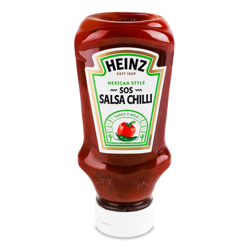 Соус Сальса Чилі 220мл пет перевернутий Heinz