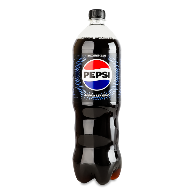 Напій безалкогольний Нуль цукру сильногазований 1,25л пет Pepsi