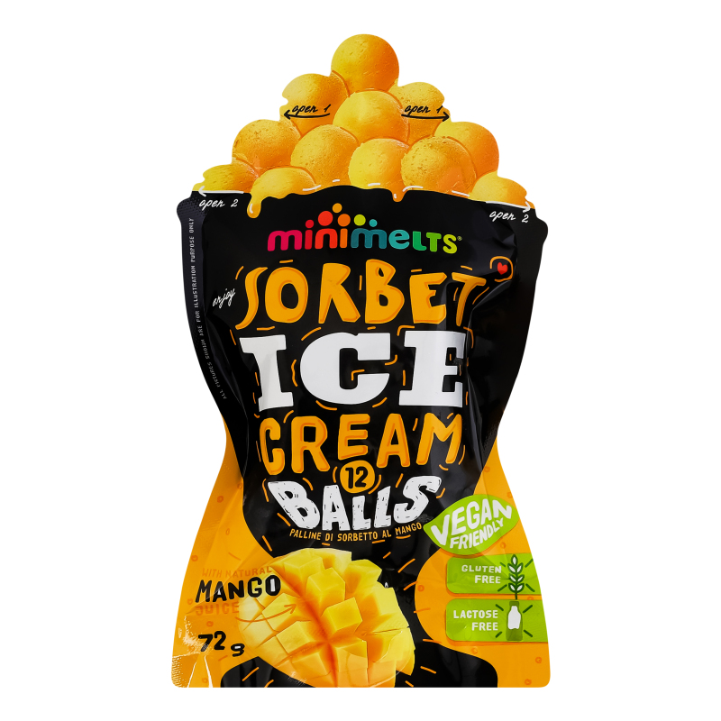 マーくん Кульки-морозиво Манго Sorbet Mini Melts м/у 72г Mini Melts
