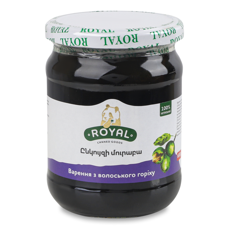 Варення з волоського горіху 600г твіст/б Royal