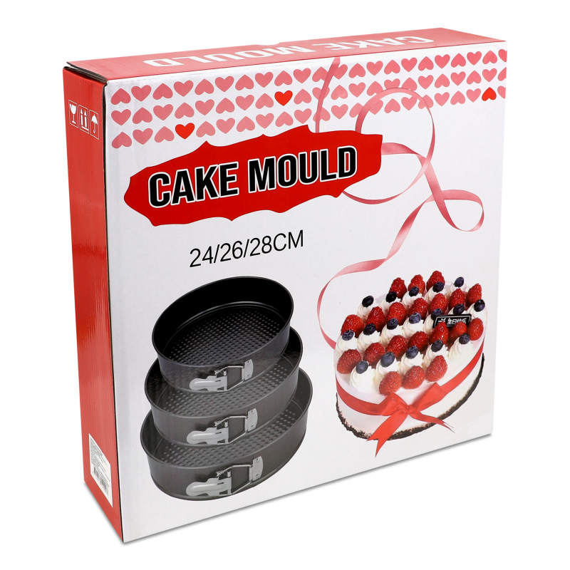 Форма д/випікання роз’ємна 3шт KYYW377