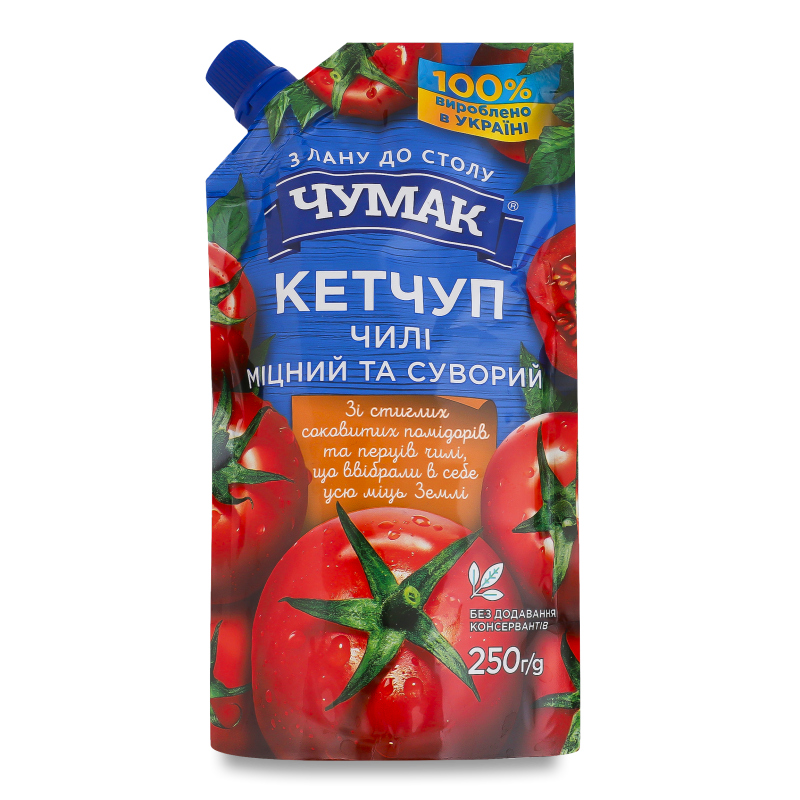 Кетчуп Чилі 250г д/п Чумак