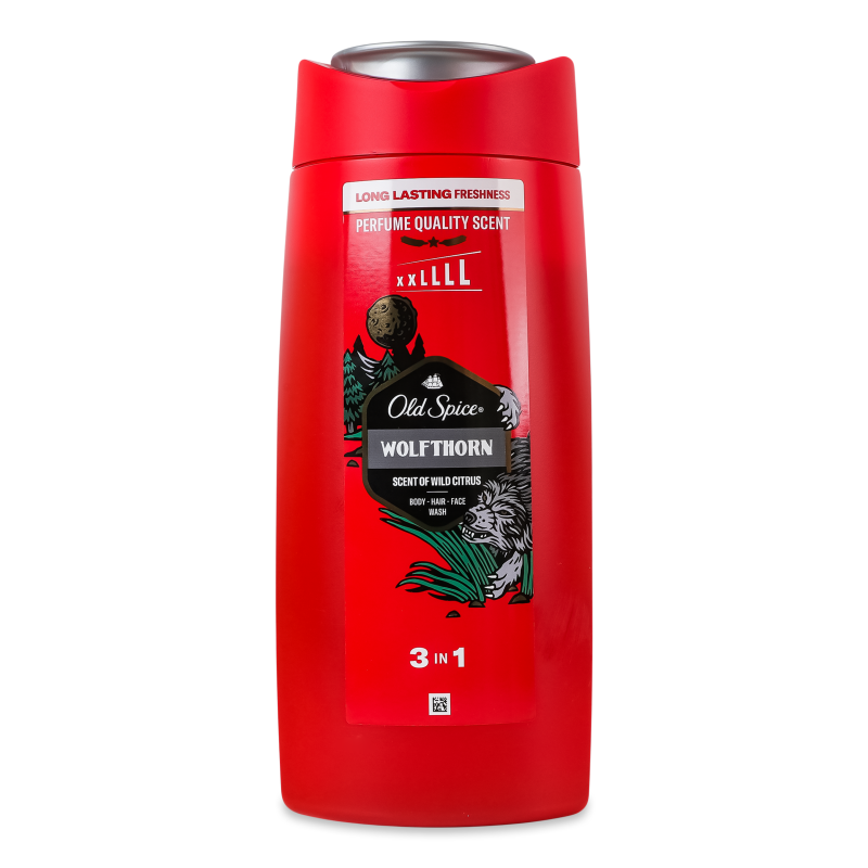 Гель д/душу та шампушь Вулфсорн 3в1 675мл Олд Спайс