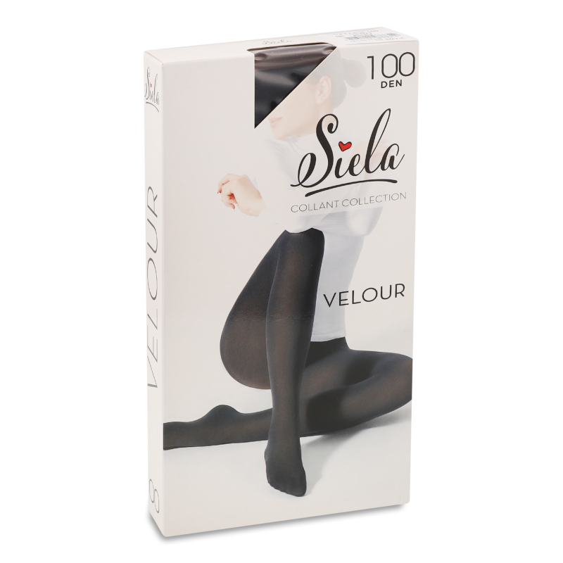 Колготи жіночі Велюр неро 100ден р.5 Сіела