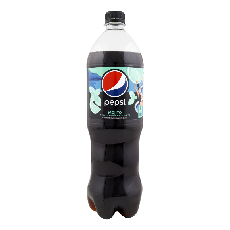 Напій безалкогольний сильногазований зі смаком лайму та м'яти Mojito Pepsi п/пл