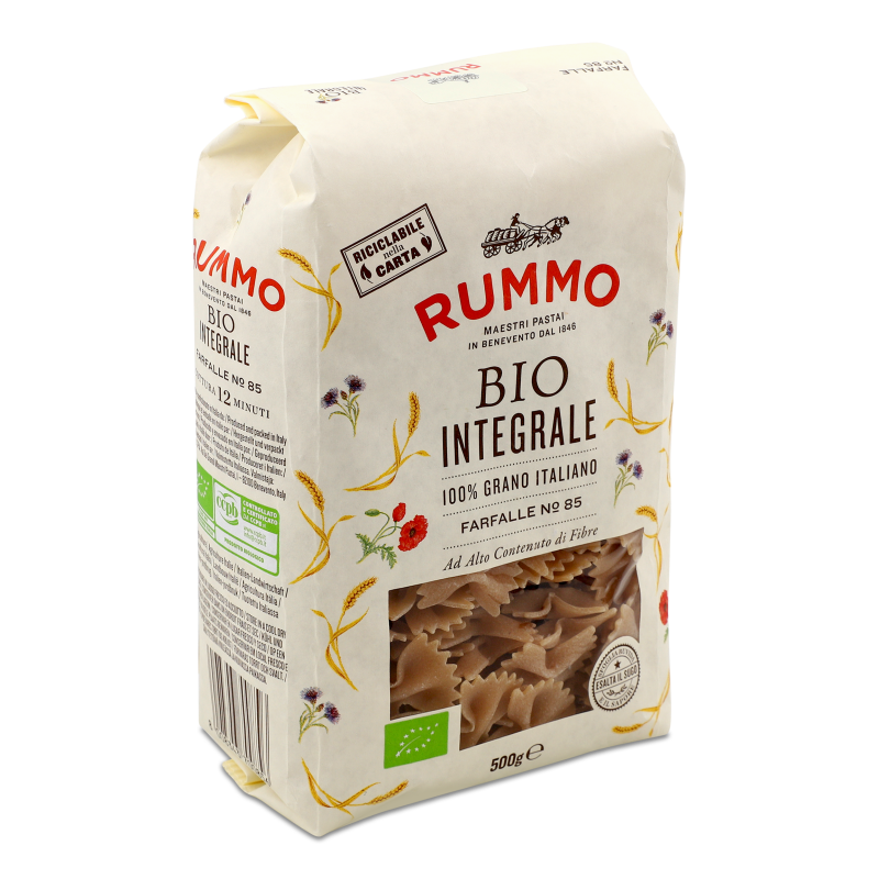Паста Bio Integrale Farfalle №85 500г Rummo