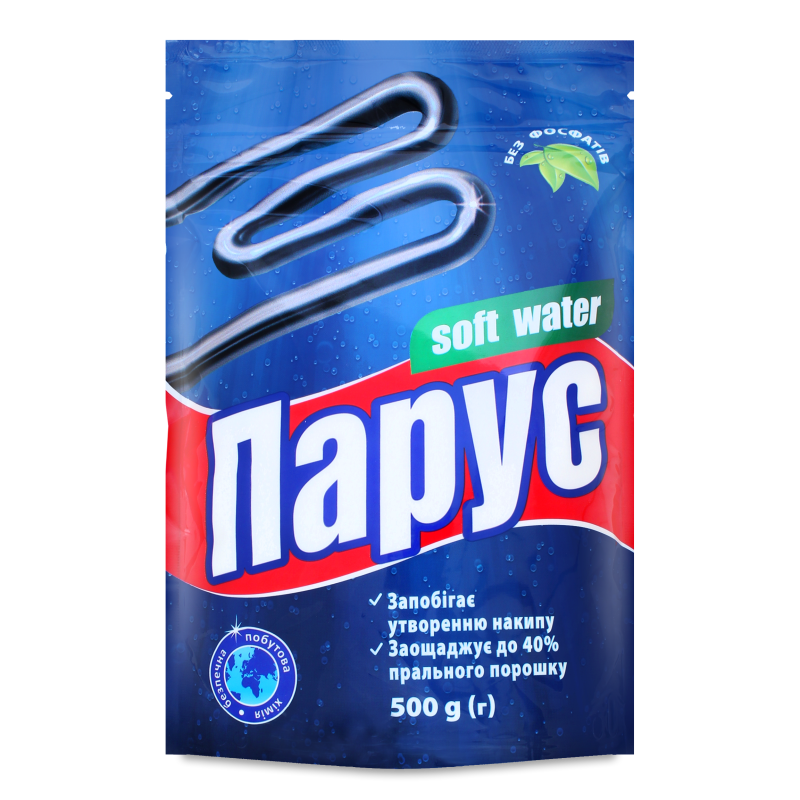 Засіб д/пом”якшення води 500г Парус