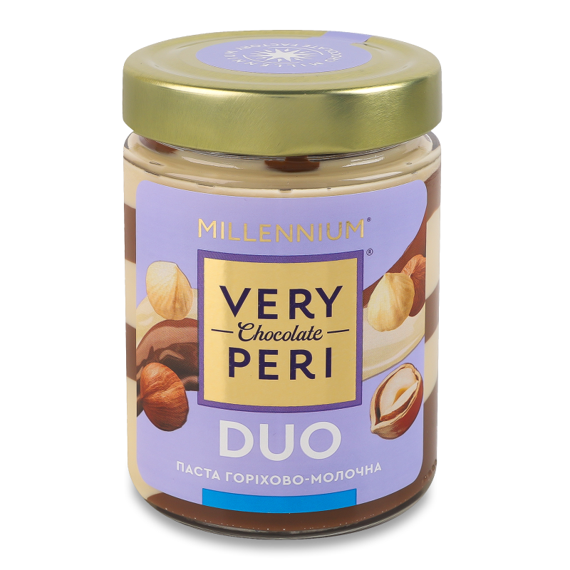 Паста горіхово-молочна Very Peri Duo 360г твіст/б Millennium