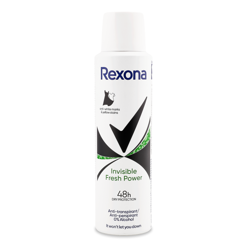 Антиперспірант Invisible Fresh Power спрей 150мл Rexona