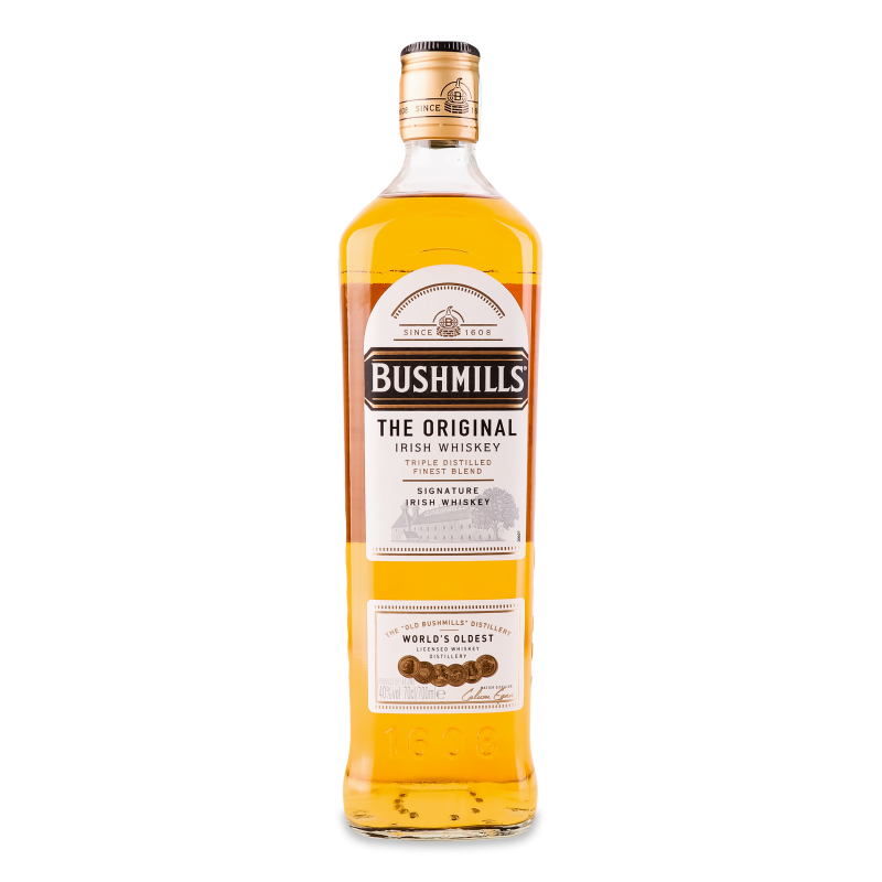 Віскі Оріджінал 40% 0,7л Бушмілс
