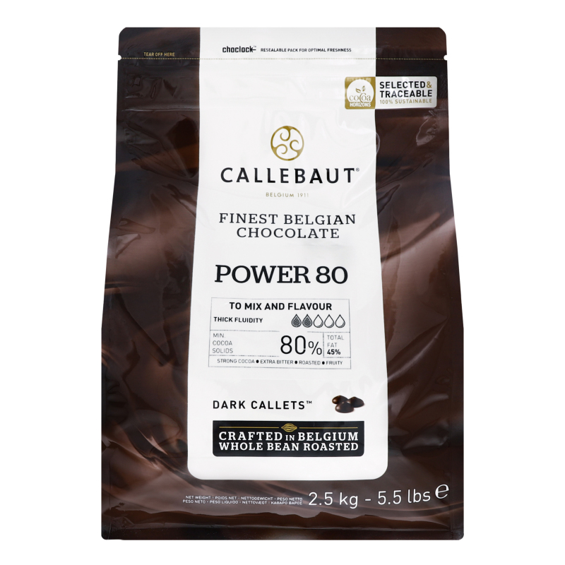 Шоколад 80% екстра темний Callebaut м/у