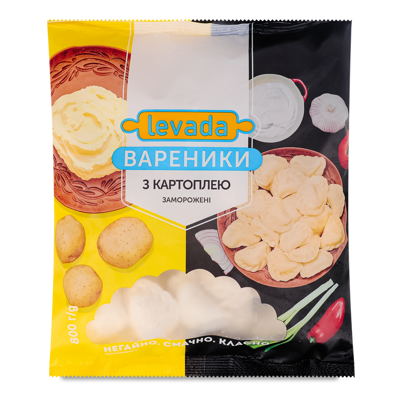 Вареники з картоплею 800г Levada