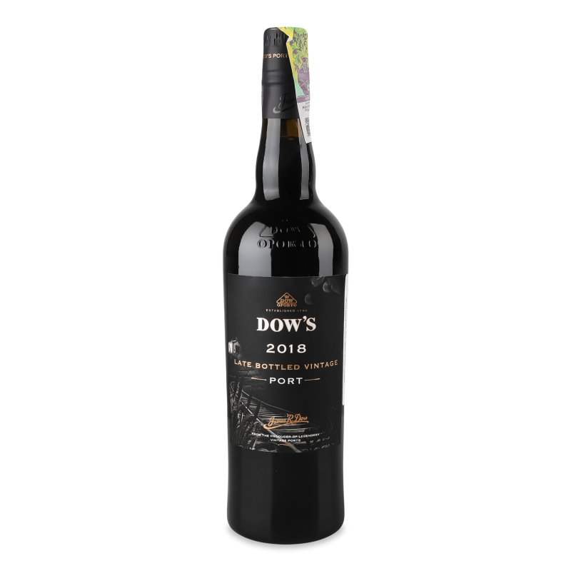 Портвейн Лейт Ботлед Вінтаж червоний солодкий 20% 0,75л Доус