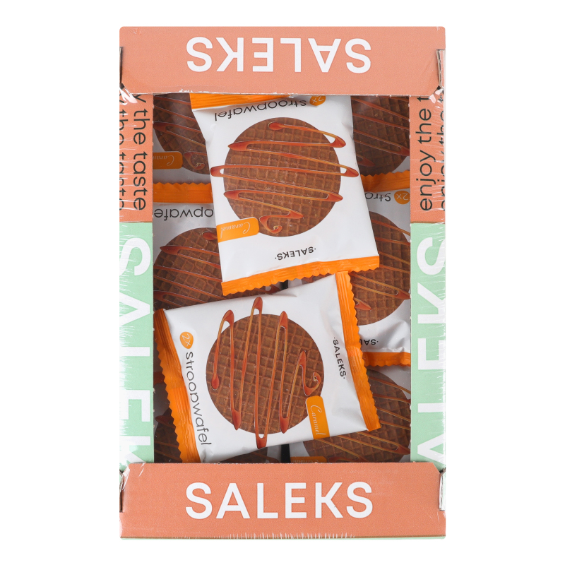 Вафлі з карамельною начинкою Stroopwafel Saleks кг