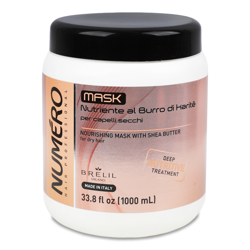 Маска д/волосся живильна з оліями каріте 1000мл Нумеро