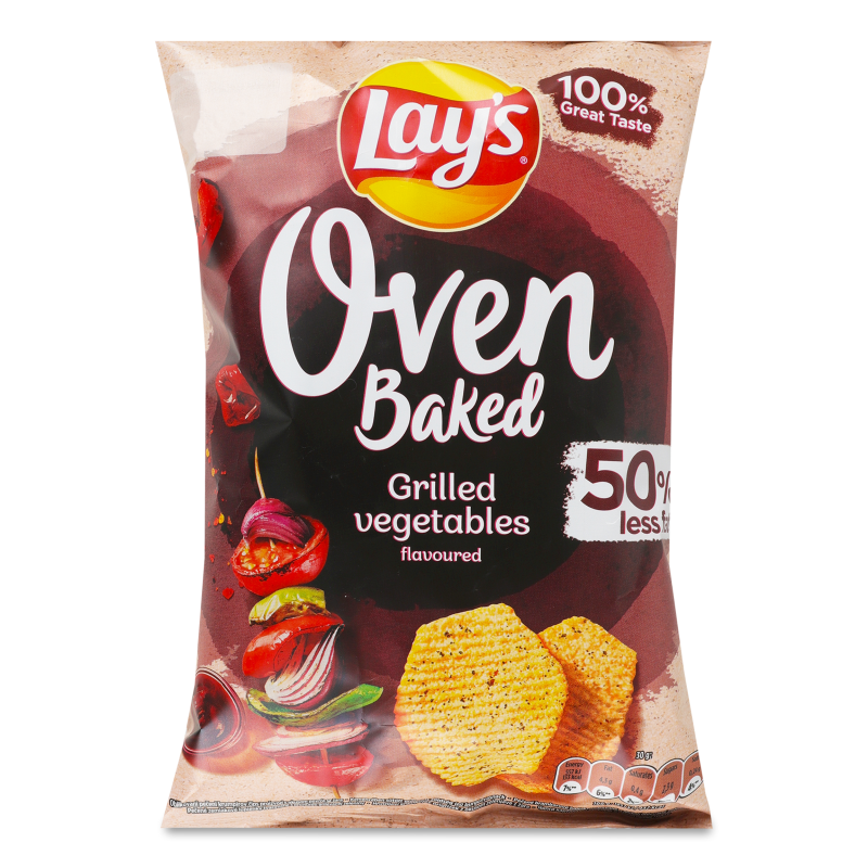 Чипси запечені з смаком овочів гриль 110г Lay’s