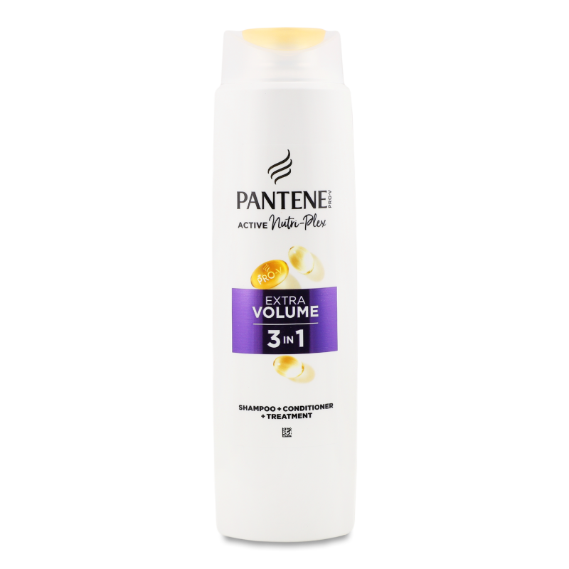 Шампунь 3в1 Extra Volume 325мл Pantene