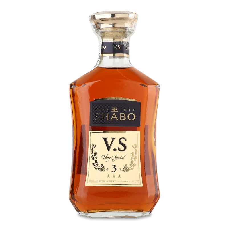 Бренді V.S. *** 40% 0,5л Shabo