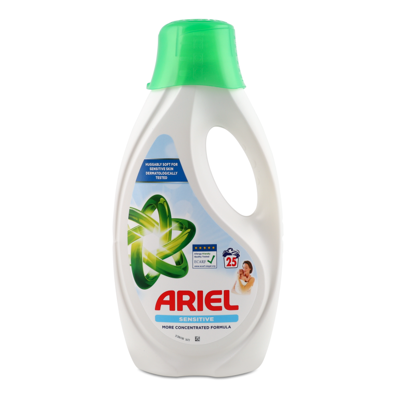 Засіб миючий синтетичний Sensitive рідкий 1125мл Ariel