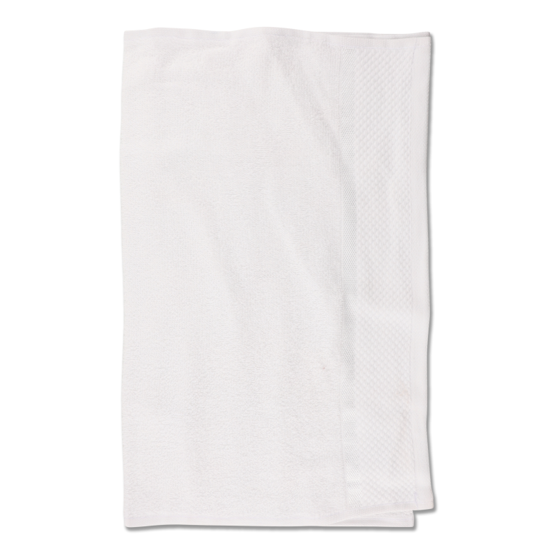 Рушник білий махровий 40*70см 360г/м2 Aisha