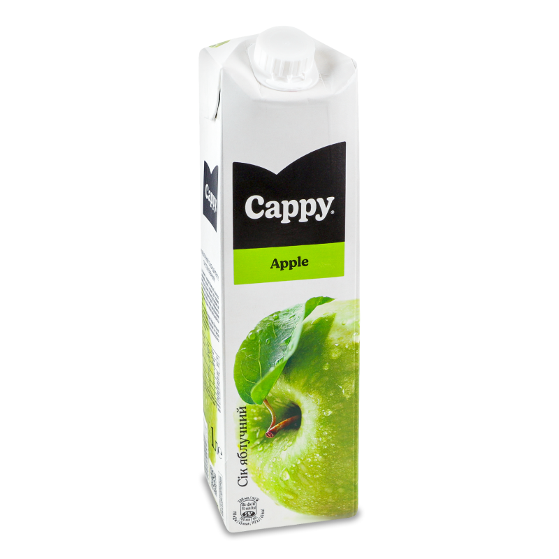 Сік яблучний 1л т/п Cappy