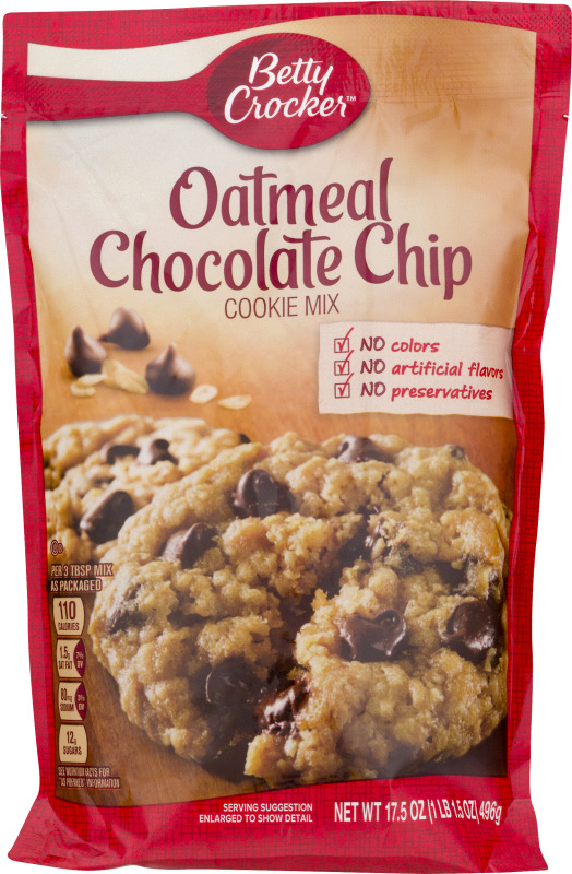 Betty Crocker Oatmeal Cookie Mix Chocolate Chip Betty Crocker(16000307902) customers reviews