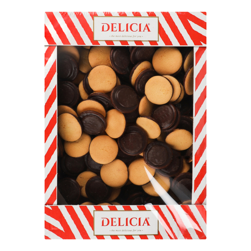 Печиво здобне збивне зі смаком вишні Delicia кг